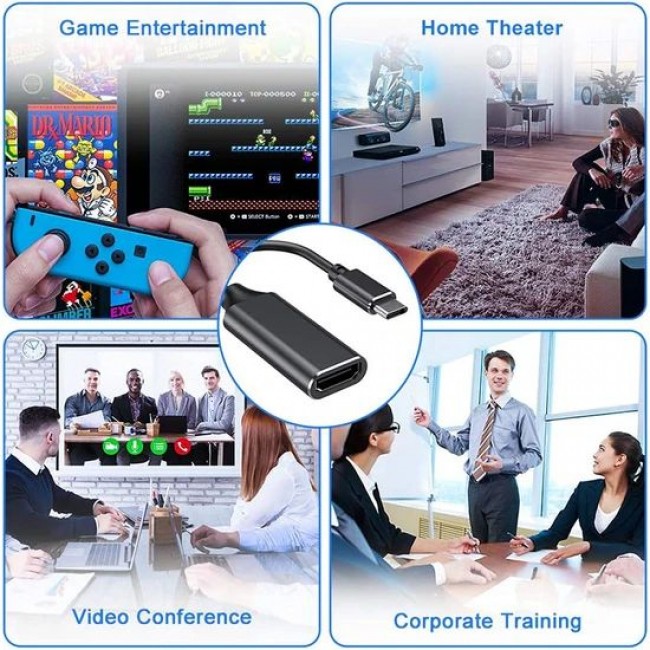 USB C to HDMI adaptörü, Type c - 4k hdmı hdtv adaptör USB C to HDMI adaptörü, Type c - 4k hdmı hdtv adaptör