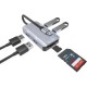 Usb3.0 4port usb çoklayıcı hub+sd-mikro sd kart okuyucu 6in1 Usb3.0 4port usb çoklayıcı hub+sd-mikro sd kart okuyucu 6in1
