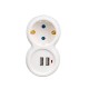 Vea Vrm0101u 250v 16A Tekli Topraklı Priz Çift Usb'li 5v 2A Vea Vrm0101u 250v 16A Tekli Topraklı Priz Çift Usb'li 5v 2A