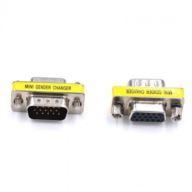 Vga dişi erkek çevirici 15 pin dişi erkek vga dönüştürücü