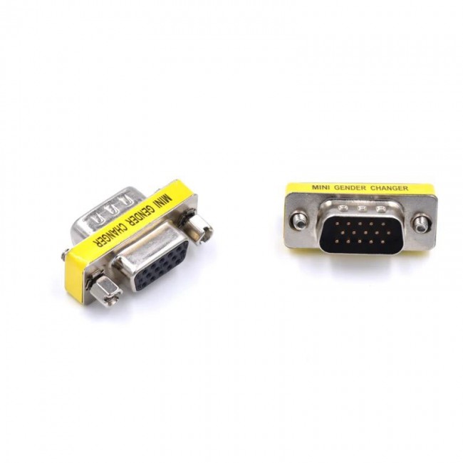 Vga dişi erkek çevirici 15 pin dişi erkek vga dönüştürücü