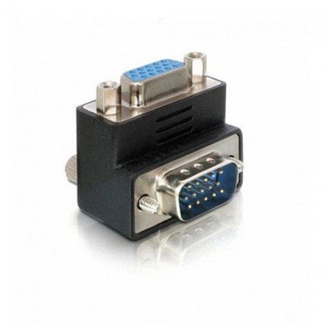 vga dişi erkek L tipi doksan derece çevirici