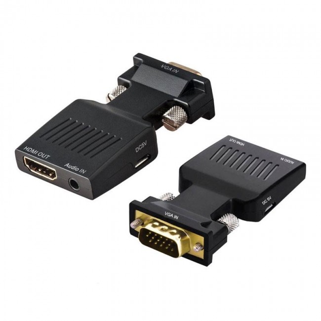 vga to hdmı çevirici VGA+audio to HDMI converter 1080P