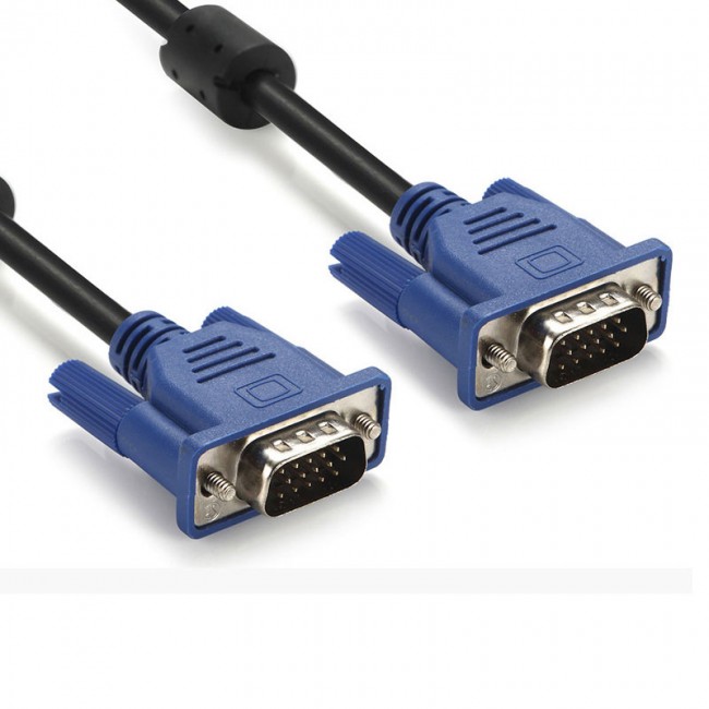 Vga kablo vga erkek erkek 15 pin görüntü aktarım kablosu 3m