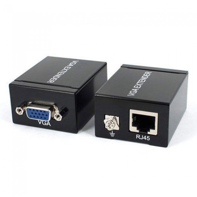 Vga Uzatma Cat5 Cat 6 ile 30 Metreye Kadar Vga Extender Vga Uzatma Cat5 Cat 6 ile 30 Metreye Kadar Vga Extender