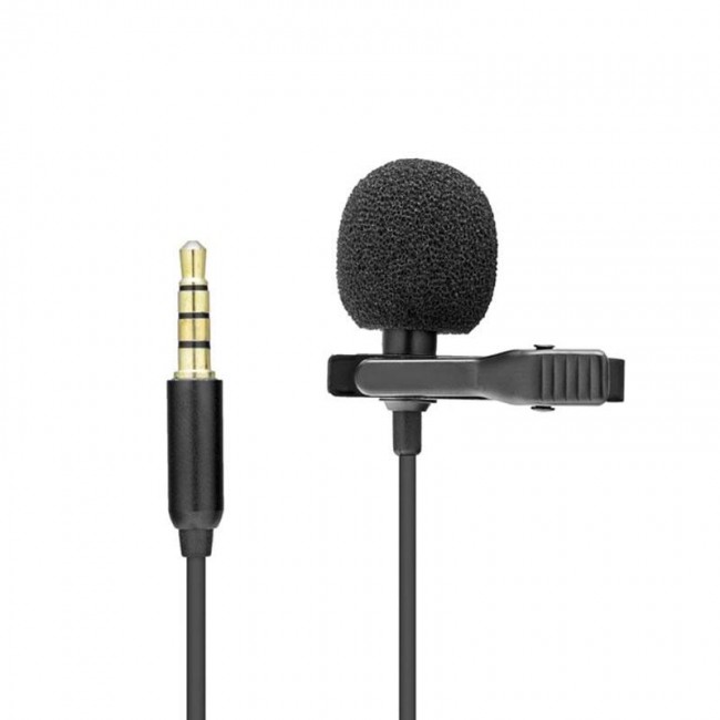 Yaka Mikrofonu 4 boğum 3.5mm stereo yaka mikrofonu 1,5m