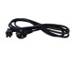 Yonca power kablo L tipi 90 derece 3x0.75 power güç kablosu 2m