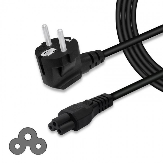 yonca power kablo notebook power adaptör güç kablosu 3X0.75 1.8m yonca power kablo notebook power adaptör güç kablosu 3X0.75 1.8m