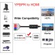 YPBPR to HDMI çevirici converter 5RCA/RGB'den HDMI'ya Dönüştürücü