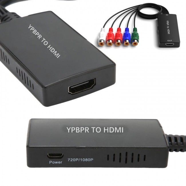 YPBPR to HDMI çevirici converter 5RCA/RGB'den HDMI'ya Dönüştürücü